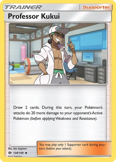 Professor Nogueira - Sol e Lua - ilustração de Ken Sugimori