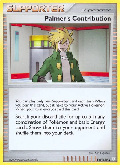 Palmer's Contribution - Supreme Victors - ilustração de Ken Sugimori