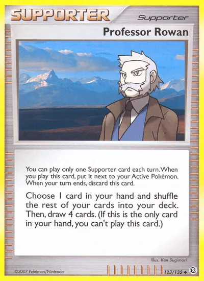 Professor Rowan - Maravilhas Secretas - ilustração de Ken Sugimori