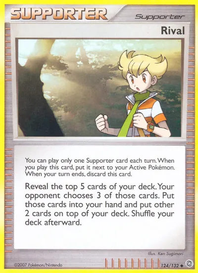 Rival - Maravilhas Secretas - ilustração de Ken Sugimori