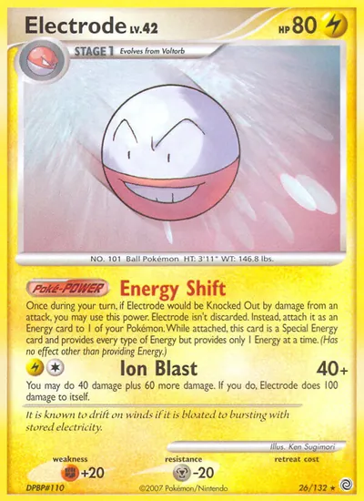Electrode - Maravilhas Secretas - ilustração de Ken Sugimori