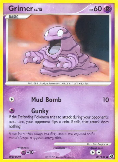 Grimer - Maravilhas Secretas - ilustração de Ken Sugimori