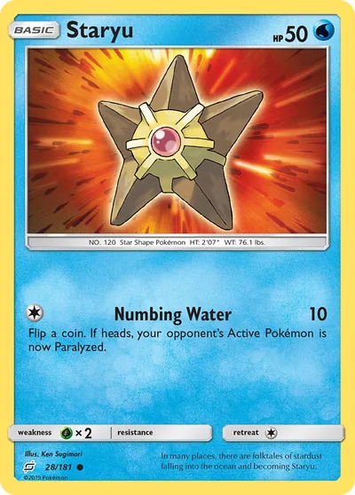 Staryu - União de Aliados - ilustração de Ken Sugimori