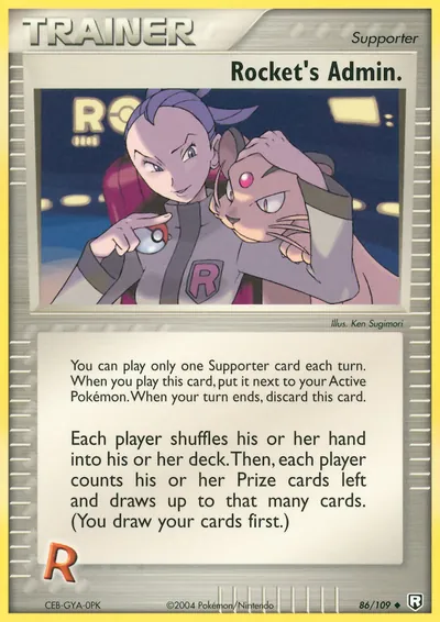 Rocket’s Admin. - Team Rocket - ilustração de Ken Sugimori