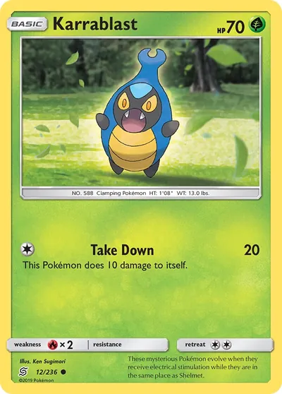 Karrablast - Sintonia Mental - ilustração de Ken Sugimori