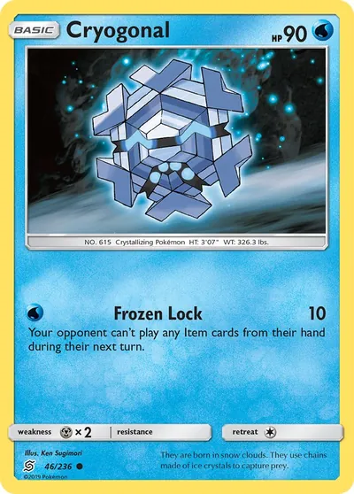Cryogonal - Sintonia Mental - ilustração de Ken Sugimori