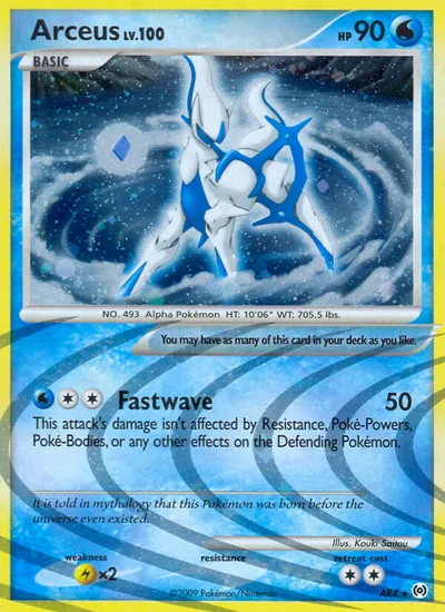 Arceus - Arceus - ilustração de Kouki Saitou