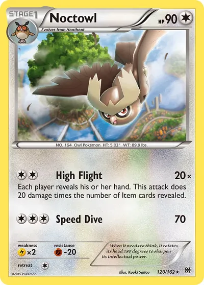 Noctowl - Turbo Revolução - ilustração de Kouki Saitou