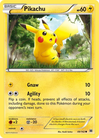 Pikachu - Turbo Revolução - ilustração de Kouki Saitou