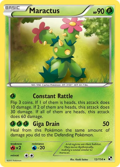 Maractus - Black & White - ilustração de Kouki Saitou