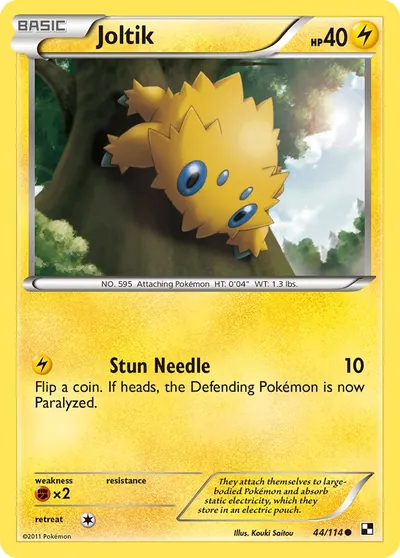 Joltik - Black & White - ilustração de Kouki Saitou