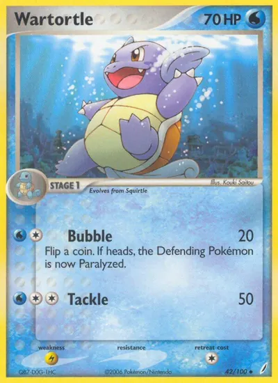 Wartortle - Crystal Guardians - ilustração de Kouki Saitou
