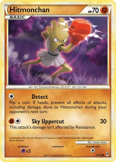 Hitmonchan - Chamado das Lendas - ilustração de Kouki Saitou