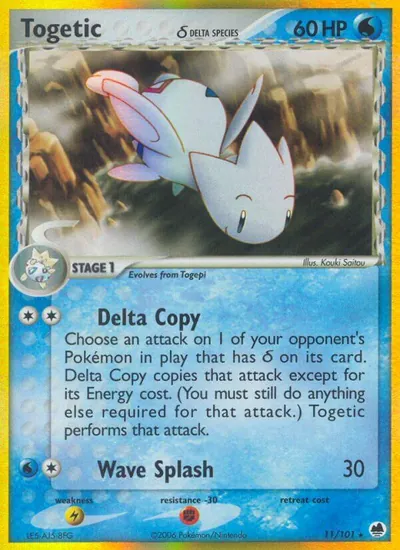 Togetic - Dragon Frontiers - ilustração de Kouki Saitou