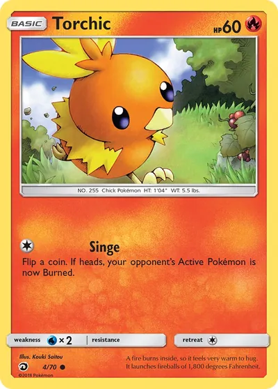 Torchic - Dragões Soberanos - ilustração de Kouki Saitou