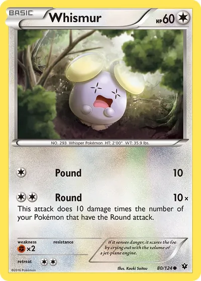 Whismur - Fusão de Destinos - ilustração de Kouki Saitou
