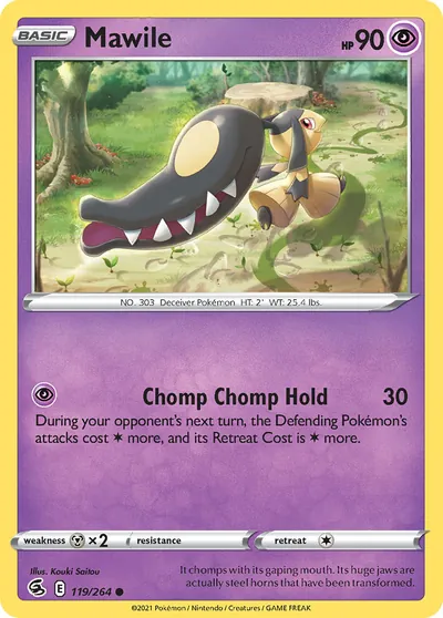 Mawile - Golpe Fusão - ilustração de Kouki Saitou