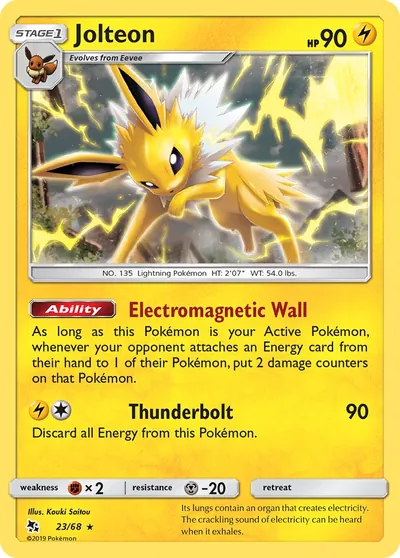 Jolteon - Destinos Ocultos - ilustração de Kouki Saitou