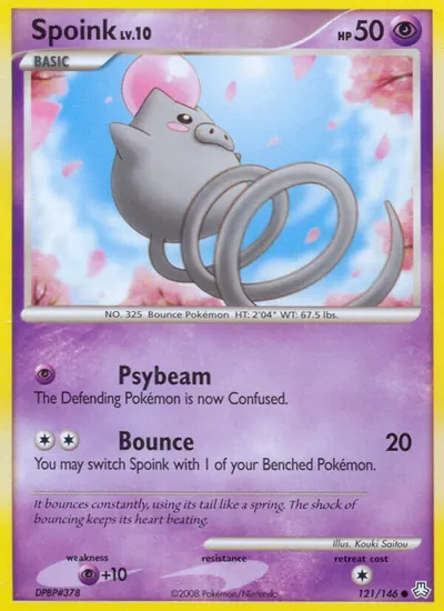 Spoink - Legends Awakened - ilustração de Kouki Saitou