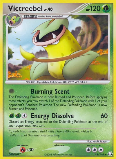 Victreebel - Legends Awakened - ilustração de Kouki Saitou