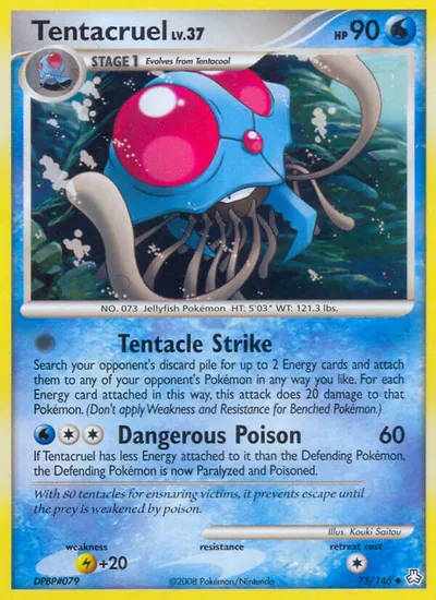 Tentacruel - Legends Awakened - ilustração de Kouki Saitou