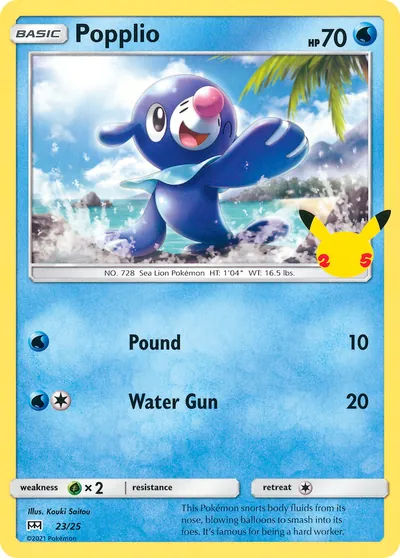 Popplio - McDonald’s Collection 2021 - ilustração de Kouki Saitou