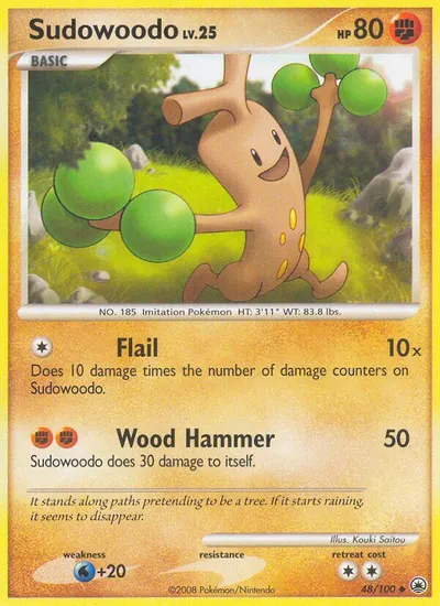 Sudowoodo - Majestic Dawn - ilustração de Kouki Saitou