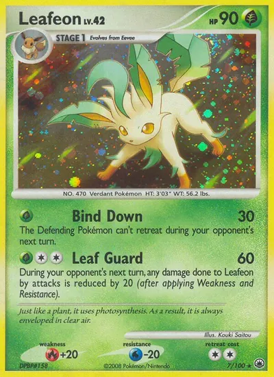 Leafeon - Majestic Dawn - ilustração de Kouki Saitou