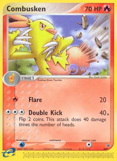 Combusken - Promos Black Star (Nintendo) - ilustração de Kouki Saitou