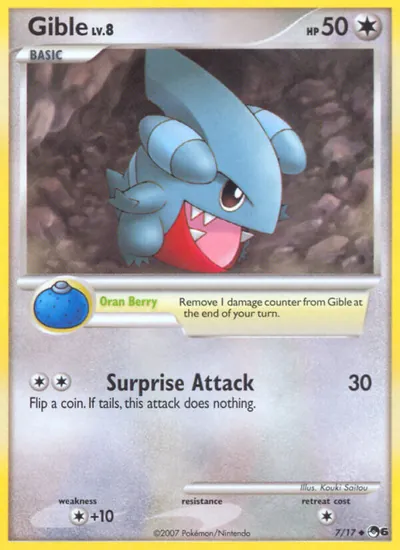 Gible - POP Series 6 - ilustração de Kouki Saitou
