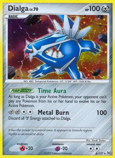 Dialga - Platinum - ilustração de Kouki Saitou