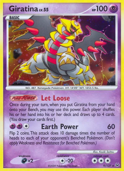 Giratina - Platinum - ilustração de Kouki Saitou