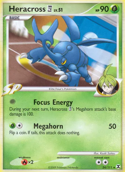 Heracross 4 - Rising Rivals - ilustração de Kouki Saitou