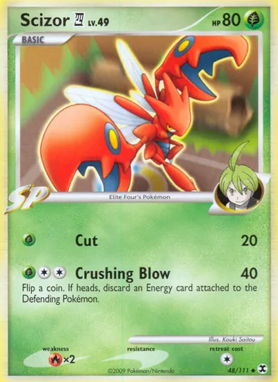 Scizor 4 - Rising Rivals - ilustração de Kouki Saitou