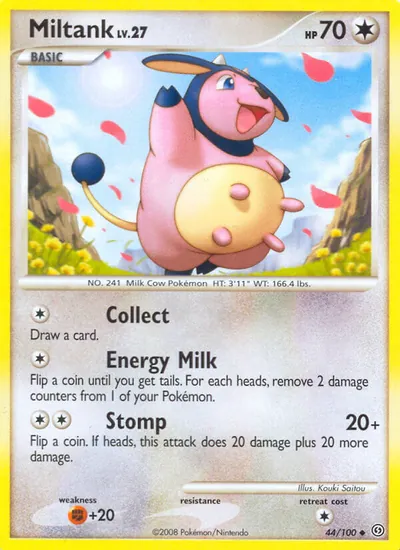 Miltank - Stormfront - ilustração de Kouki Saitou
