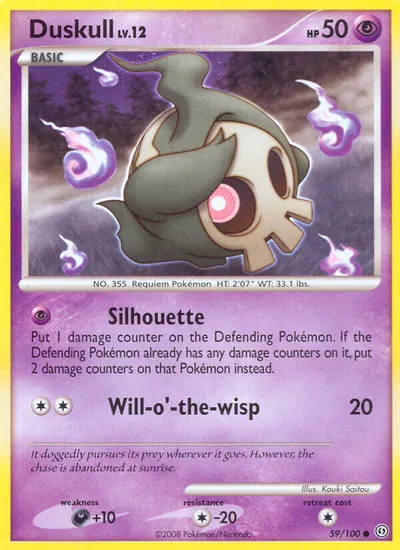 Duskull - Stormfront - ilustração de Kouki Saitou