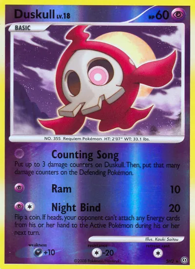 Duskull - Stormfront - ilustração de Kouki Saitou