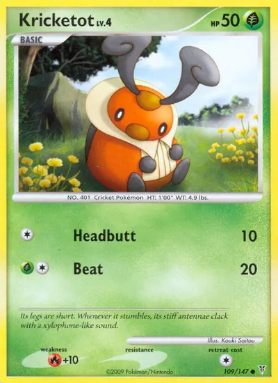 Kricketot - Supreme Victors - ilustração de Kouki Saitou