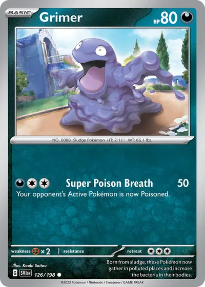 Grimer - Escarlate e Violeta - ilustração de Kouki Saitou