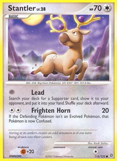 Stantler - Maravilhas Secretas - ilustração de Kouki Saitou