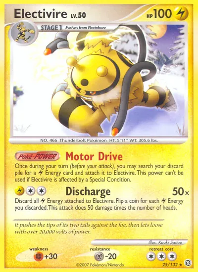 Electivire - Maravilhas Secretas - ilustração de Kouki Saitou