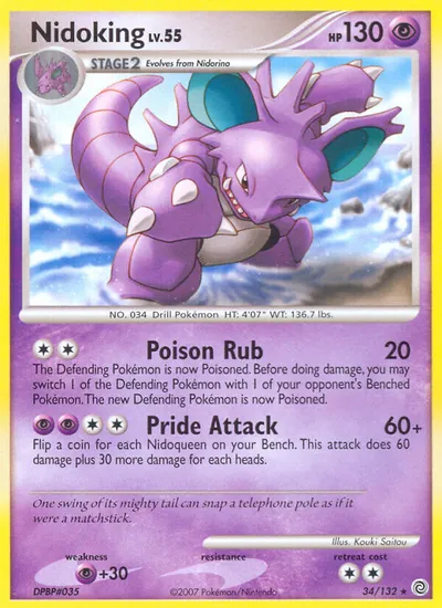 Nidoking - Maravilhas Secretas - ilustração de Kouki Saitou