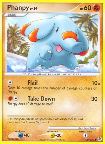 Phanpy - Maravilhas Secretas - ilustração de Kouki Saitou