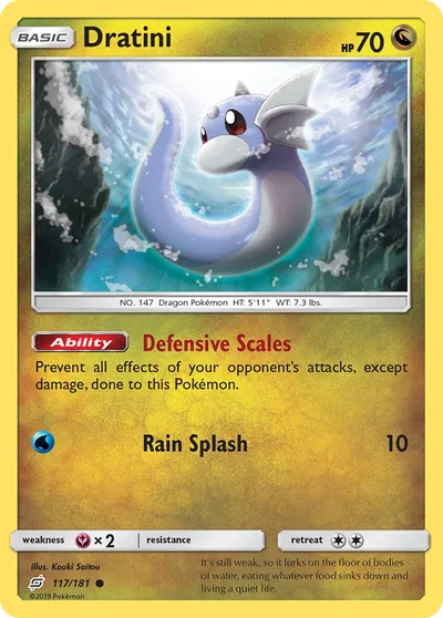 Dratini - União de Aliados - ilustração de Kouki Saitou