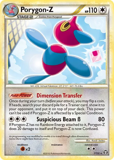 Porygon-Z - Triunfante - ilustração de Kouki Saitou