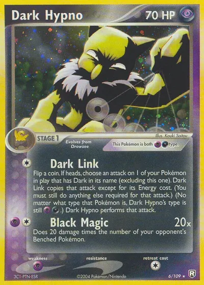 Dark Dugtrio - Team Rocket - ilustração de Kouki Saitou