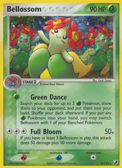 Bellossom - Unseen Forces - ilustração de Kouki Saitou