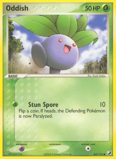 Oddish - Unseen Forces - ilustração de Kouki Saitou