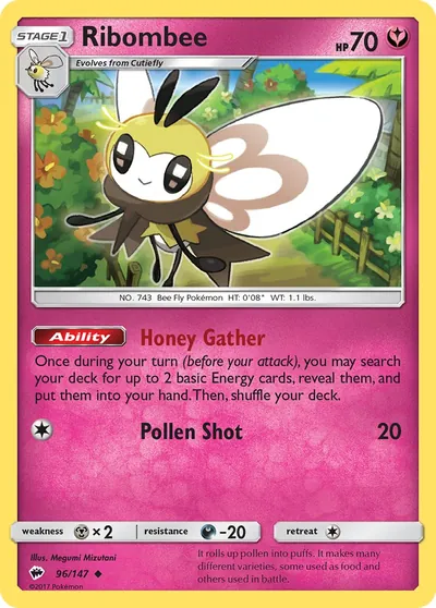 Ribombee - Sombras Ardentes - ilustração de Megumi Mizutani