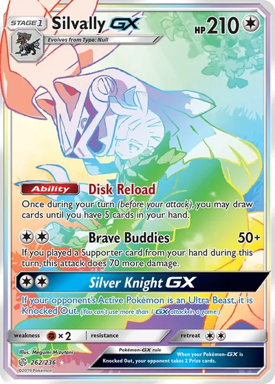Silvally-GX - Eclipse Cósmico - ilustração de Megumi Mizutani